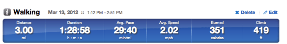 Runkeeper Stats
